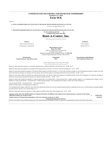 Thumbnail Upbound Group 10-K Annual Report 2019