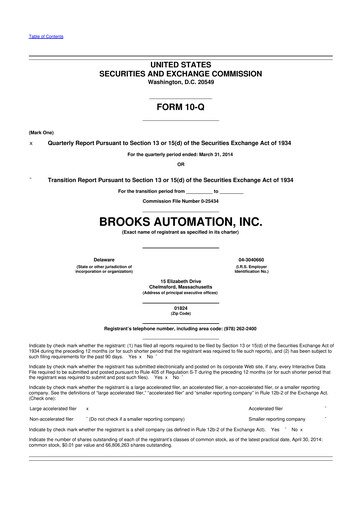 Thumbnail Azenta 10-Q Quarterly Report FY2014 
