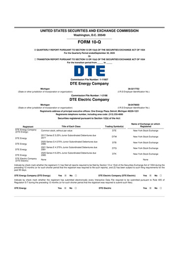 Thumbnail DTE Energy
 10-Q Quarterly Report FY2025 