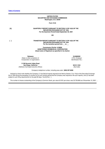 Vorschaubild Inovio Pharmaceuticals 10-Q Quartalsbericht  