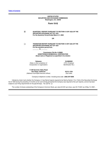 Vorschaubild Inovio Pharmaceuticals 10-Q Quartalsbericht  