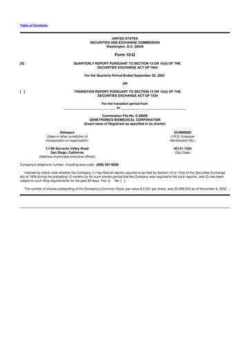 Vorschaubild Inovio Pharmaceuticals 10-Q Quartalsbericht  