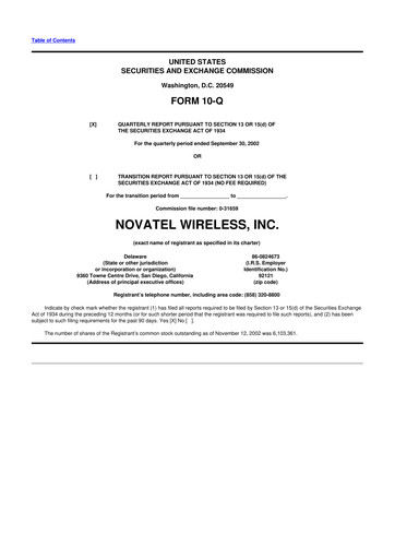 Vorschaubild Inseego 10-Q Quartalsbericht  