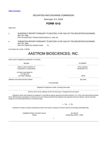 Thumbnail Vericel
 10-Q Quarterly Report FY 