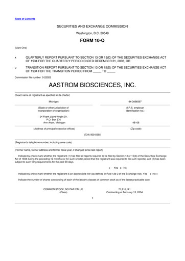 Thumbnail Vericel
 10-Q Quarterly Report FY 