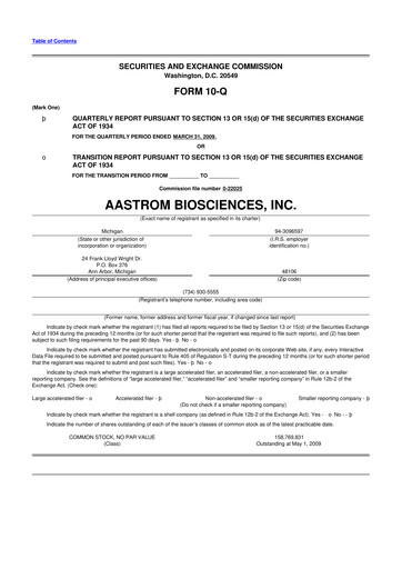 Thumbnail Vericel
 10-Q Quarterly Report FY 