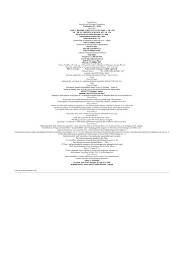 Thumbnail ASML 20-F Annual Report 2018