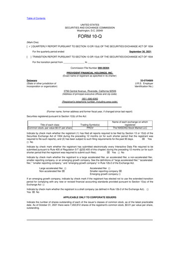 Thumbnail Provident Financial Holdings 10-Q Quarterly Report FY2022 