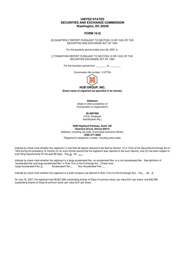 Thumbnail Hub Group
 10-Q Quarterly Report FY 