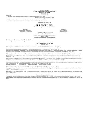 Thumbnail Hub Group
 10-K Annual Report 