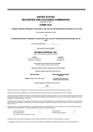 Vorschaubild PetMed Express
 10-K Jahresbericht 