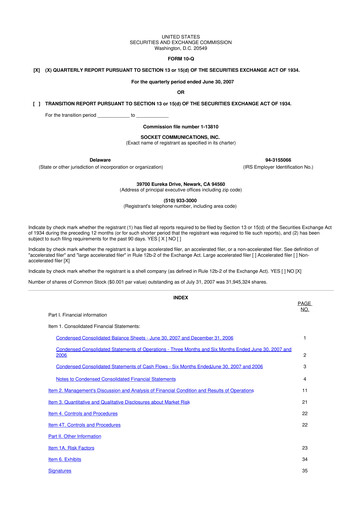 Thumbnail Socket Mobile 10-Q Quarterly Report FY 