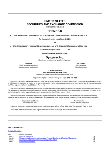 Thumbnail Global Industrial Company 10-Q Quarterly Report FY2012 