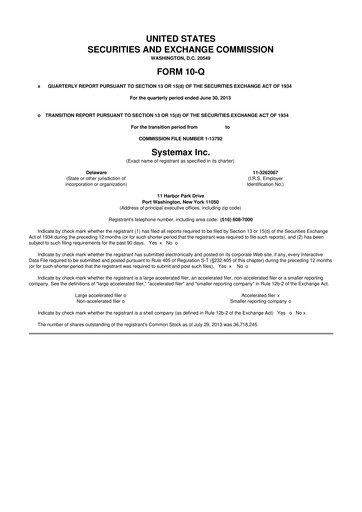 Thumbnail Global Industrial Company 10-Q Quarterly Report FY2013 