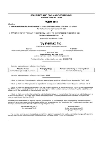 Thumbnail Global Industrial Company 10-K Annual Report 2020