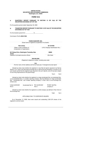 Thumbnail Parke Bancorp 10-Q Quarterly Report FY 