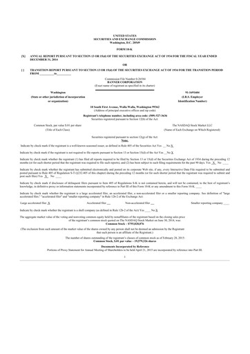 Miniature Banner Bank
 10-K Rapport annuel 2014