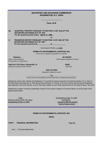 Thumbnail Perma-Fix Environmental Services 10-Q Quarterly Report FY 