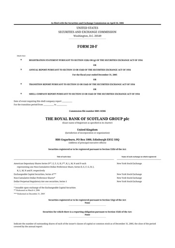 Thumbnail NatWest Group 20-F Annual Report 