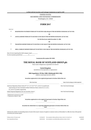 Thumbnail NatWest Group 20-F Annual Report 