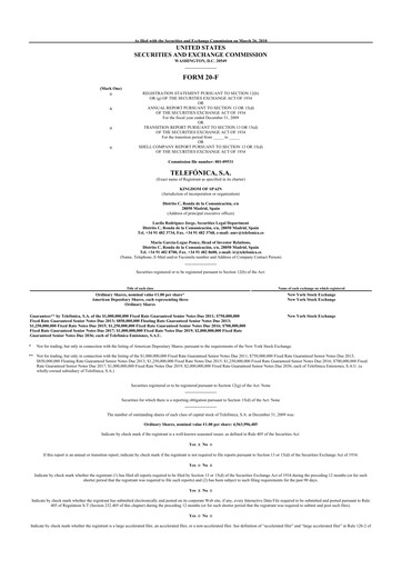 Thumbnail Telefónica 20-F Annual Report 
