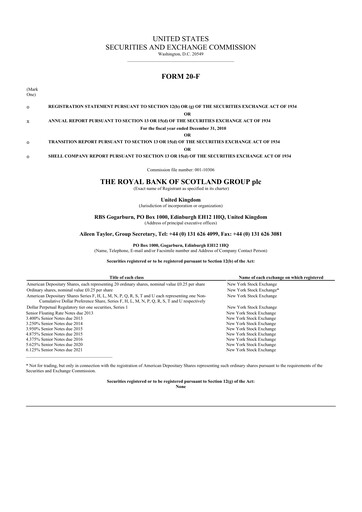 Thumbnail NatWest Group 20-F Annual Report 