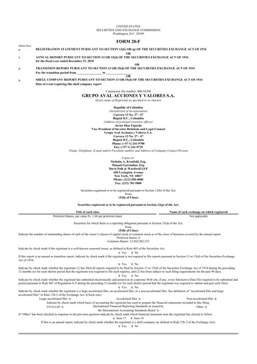 Thumbnail Grupo Aval
 20-F Annual Report 