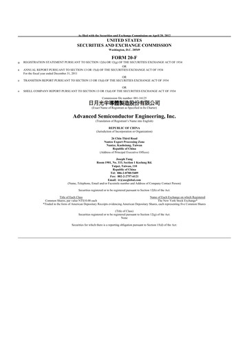 Thumbnail ASE Group
 20-F Annual Report 