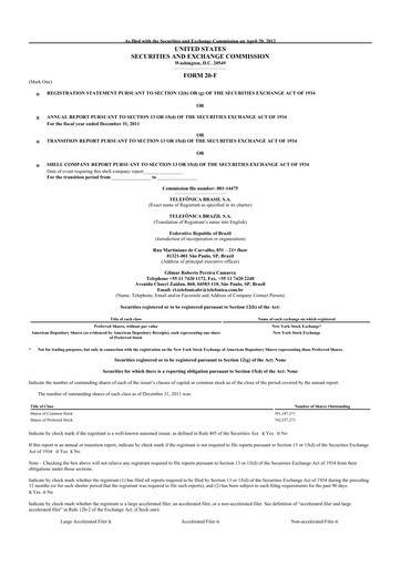 Thumbnail Telefonica Brasil 20-F Annual Report 