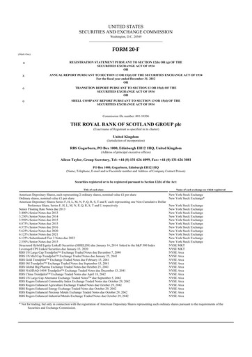 Thumbnail NatWest Group 20-F Annual Report 