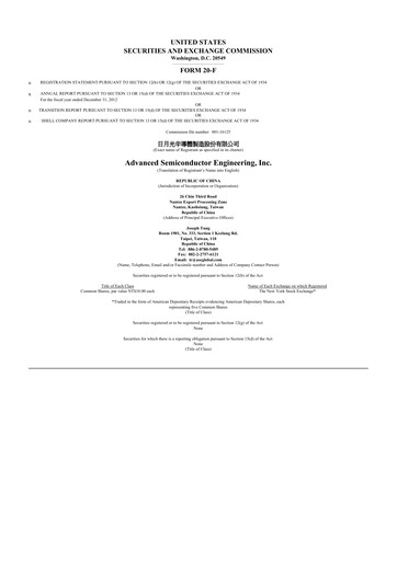 Thumbnail ASE Group
 20-F Annual Report 