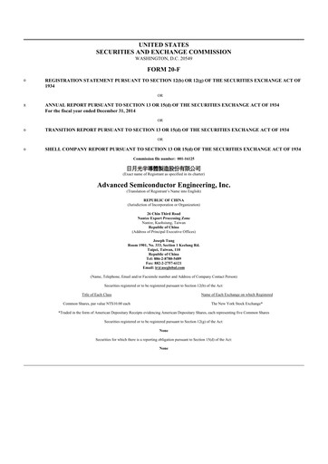 Thumbnail ASE Group
 20-F Annual Report 