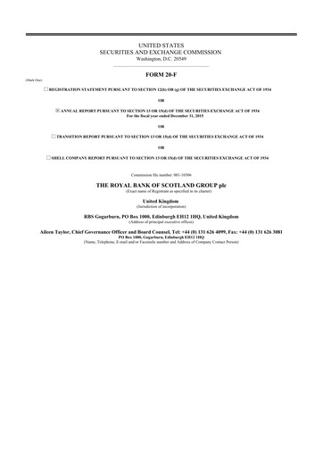 Thumbnail NatWest Group 20-F Annual Report 