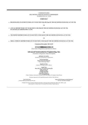 Thumbnail ASE Group
 20-F Annual Report 2017