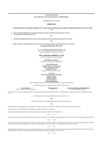 Thumbnail ASE Group
 20-F Annual Report 2019