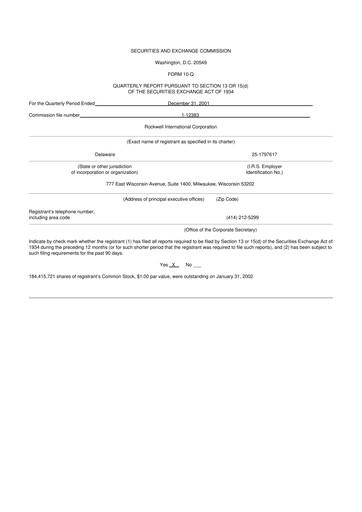 Vorschaubild Rockwell Automation
 10-Q Quartalsbericht  