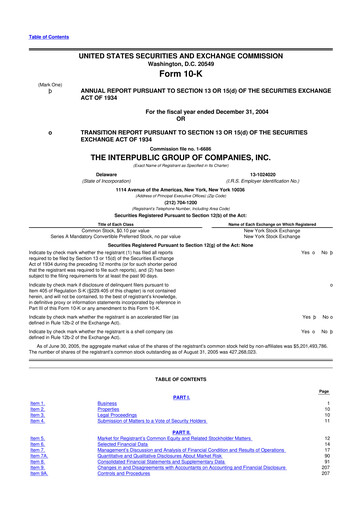 Thumbnail The Interpublic Group of Companies 10-K Annual Report 