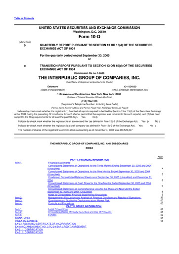 Thumbnail The Interpublic Group of Companies 10-Q Quarterly Report FY 