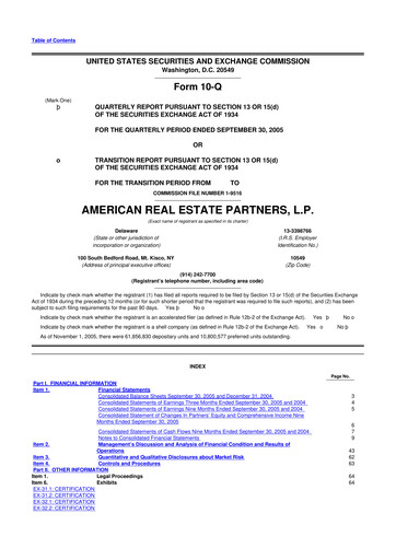 Thumbnail Icahn Enterprises
 10-Q Quarterly Report FY 
