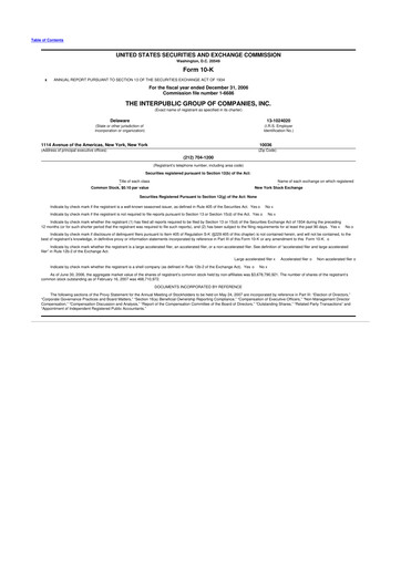 Thumbnail The Interpublic Group of Companies 10-K Annual Report 