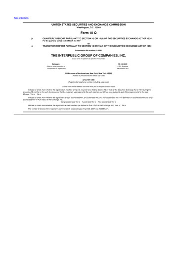 Thumbnail The Interpublic Group of Companies 10-Q Quarterly Report FY 