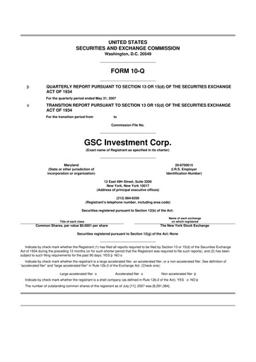 Thumbnail Saratoga Investment 10-Q Quarterly Report FY 