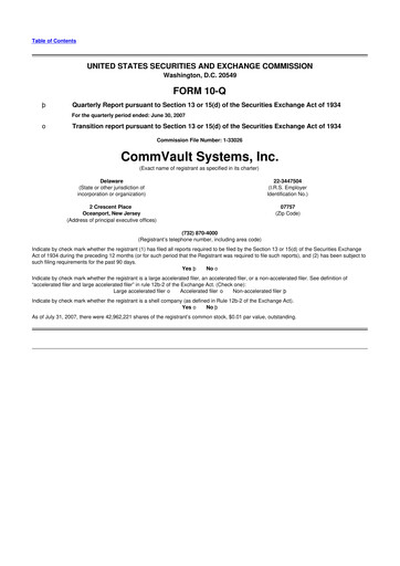 Thumbnail Commvault 10-Q Quarterly Report FY 