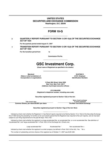 Thumbnail Saratoga Investment 10-Q Quarterly Report FY 