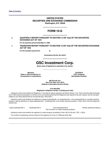 Thumbnail Saratoga Investment 10-Q Quarterly Report FY 