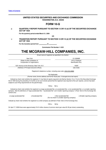 Thumbnail S&P Global 10-Q Quarterly Report FY 