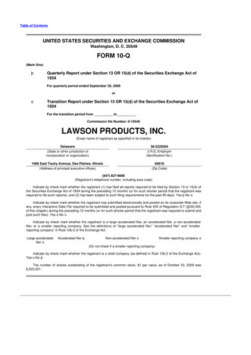 Thumbnail Distribution Solutions Group 10-Q Quarterly Report FY 