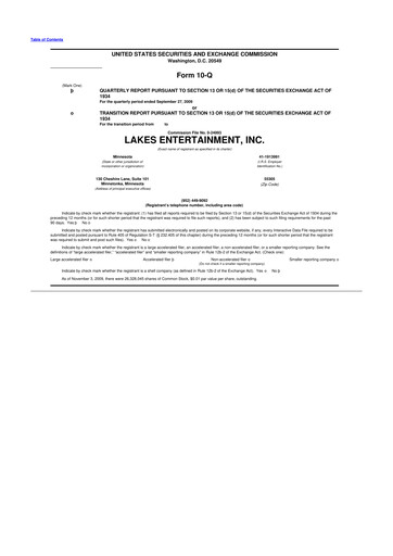 Thumbnail Golden Entertainment
 10-Q Quarterly Report FY 