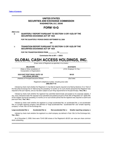 Thumbnail Everi Holdings
 10-Q Quarterly Report FY 