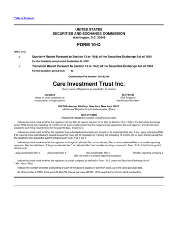 Thumbnail Tiptree 10-Q Quarterly Report FY 